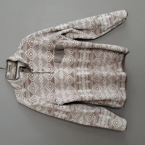 Southern grit fleece half button down pull over